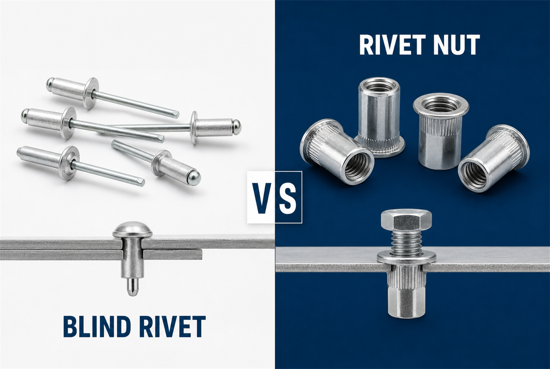blind rivets vs rivet nuts
