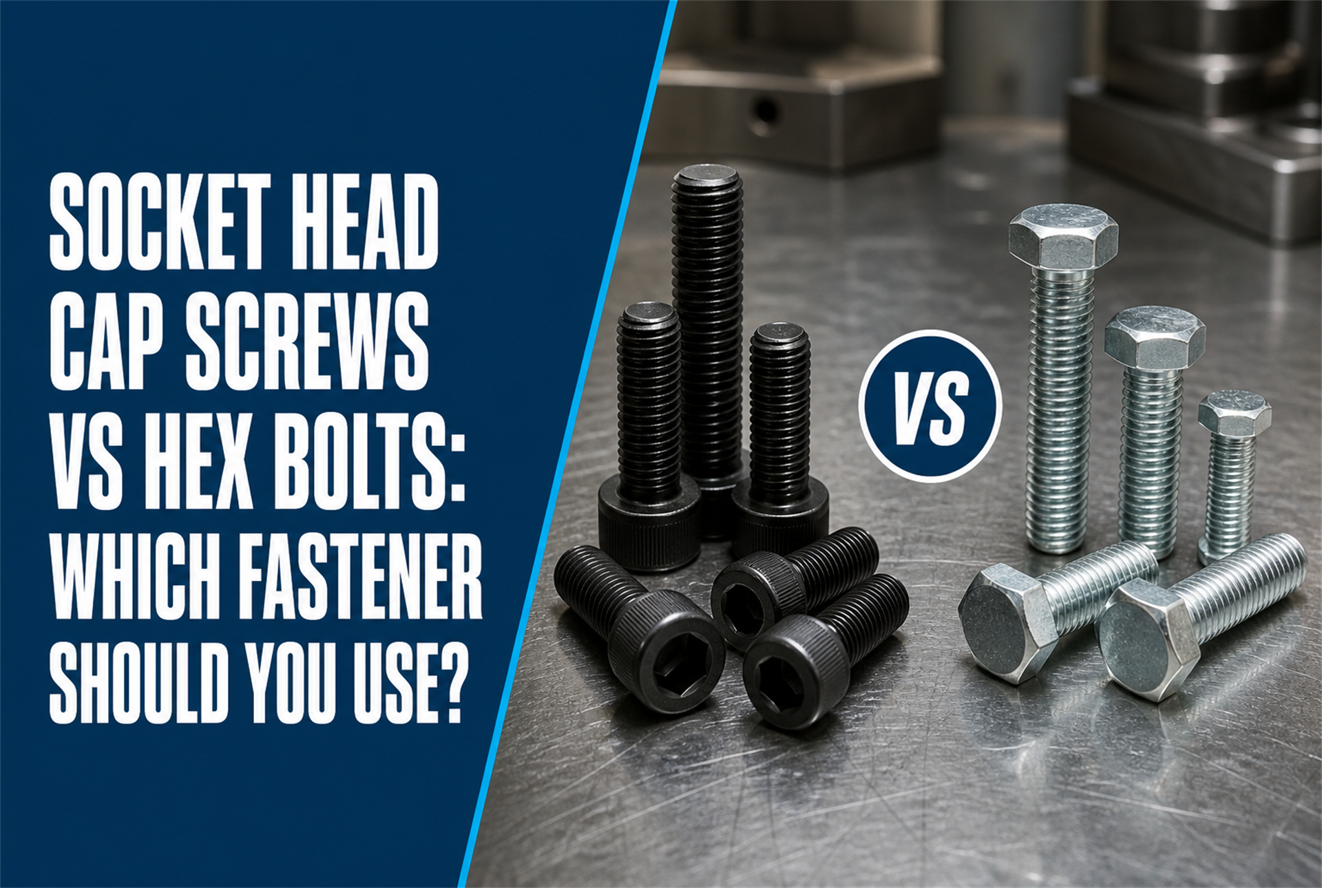 Socket Head Cap Screws vs Hex Bolts