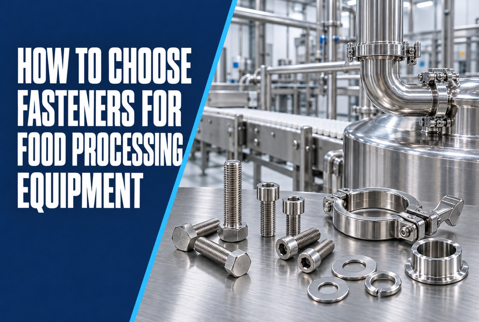 Fasteners for Food Processing Equipment